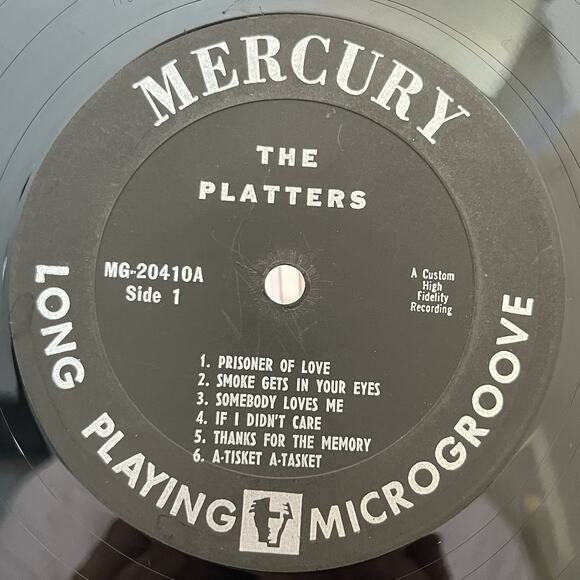 The Platters Remember When? Vinyl LP 1959 Mono Mercury MG-20410 - Picture 4 of 10